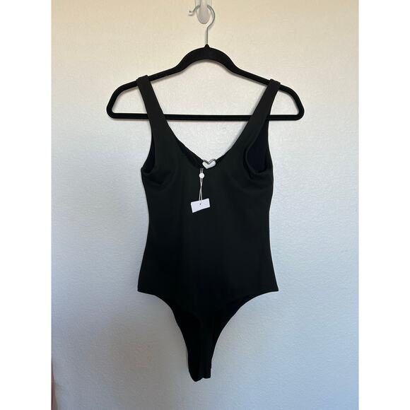 Cami NYC Tayma Heart Bodysuit in Black - S - Picture 5 of 8